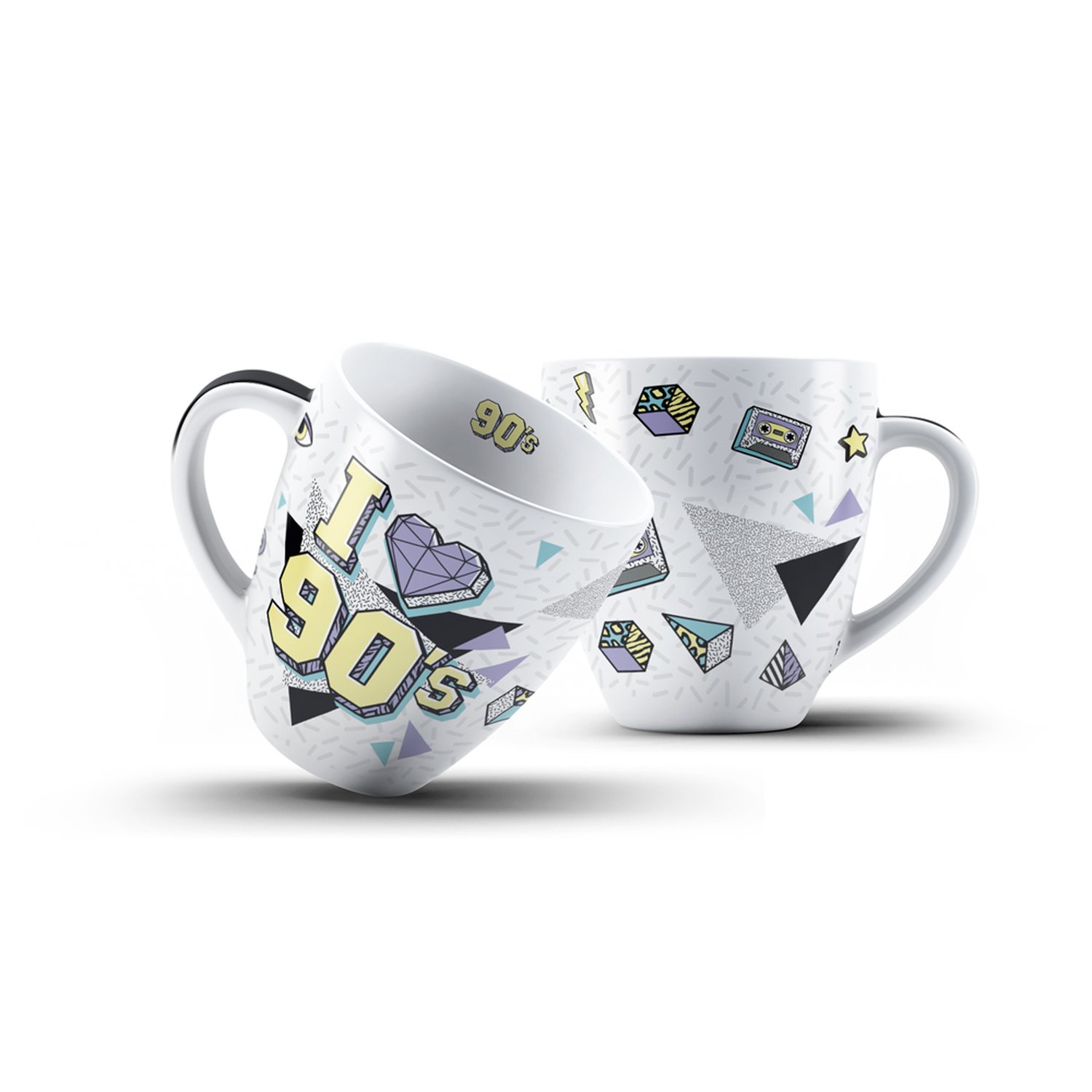 Caneca de Porcelana 90s 440ml Up Home - UD256