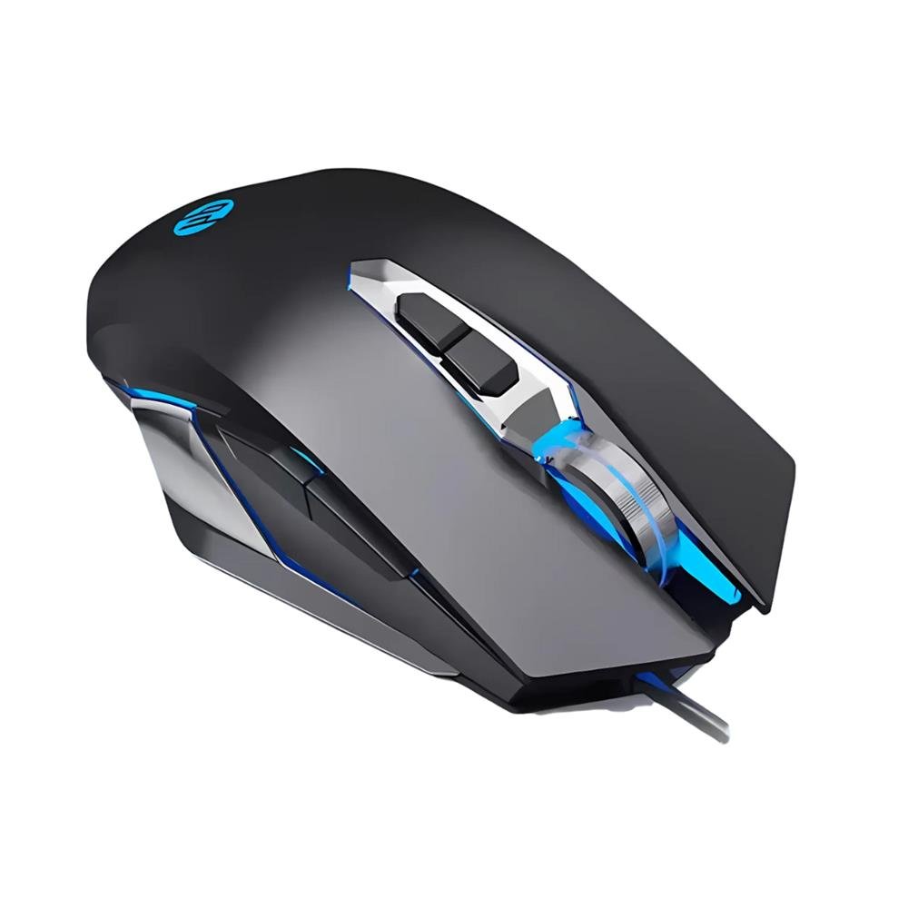 Mouse Gamer Hp M220, Rgb, 4800 Dpi, Usb, Preto