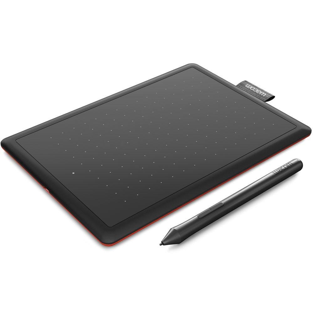 Mesa Digitalizadora Wacom One Pequena CTL-472 Vermelho e Preto