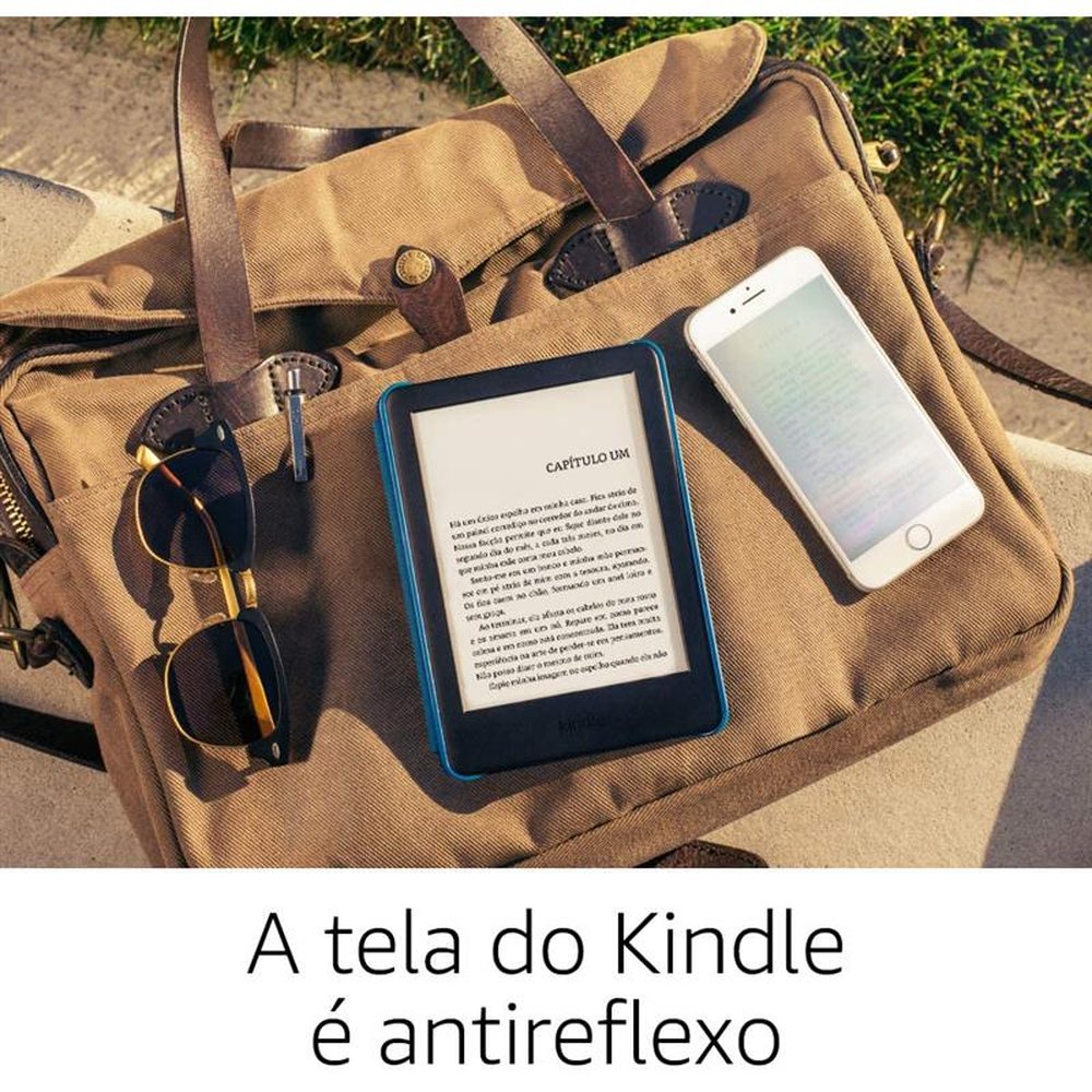 Kindle 10ª Geração, Preto, Luz Integrada, Wi-Fi, 8GB - AO0772