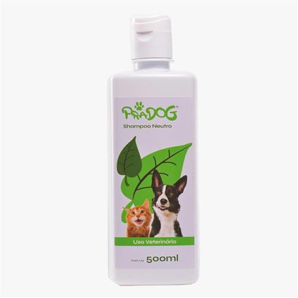 Pradog Shampoo Neutro 500ml, Montsanto Para Cães E Gatos.