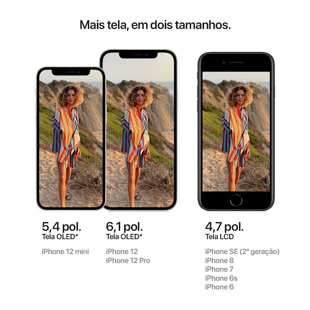 iPhone 12 128GB Apple Roxo Desbloqueado - MJNP3BR/A