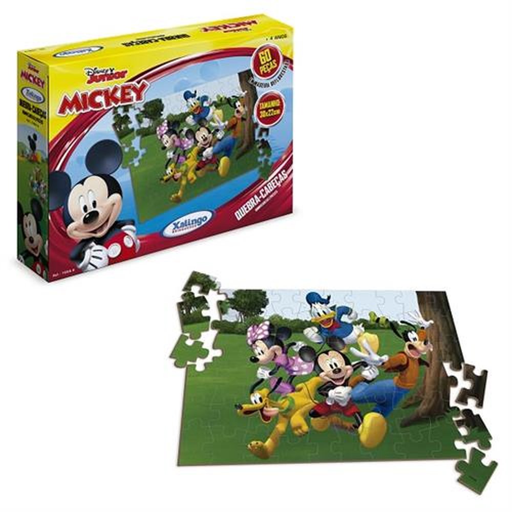 Quebra-Cabeca Mickey Club House Disney Xalingo