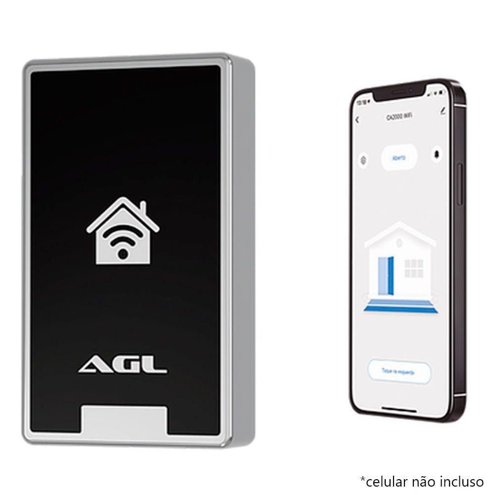Controle de acesso agl ca2000 1106133 wifi leitor de tag 12v na nf ca2000 ip66 ik10 wifi bt app