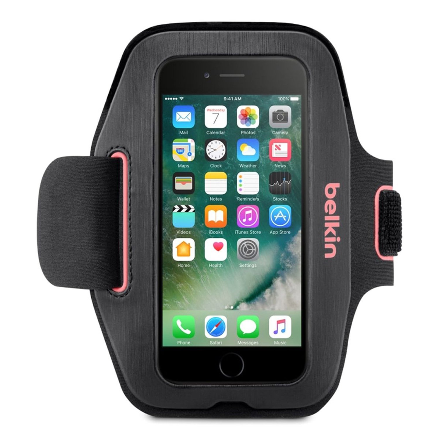 Braçadeira Sport-Fit Armband Rosa para Smartphone - Belkin (F8W781BTC01)