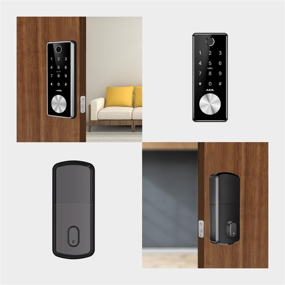 Fechadura Digital Agl T12 Bluetooth Preta