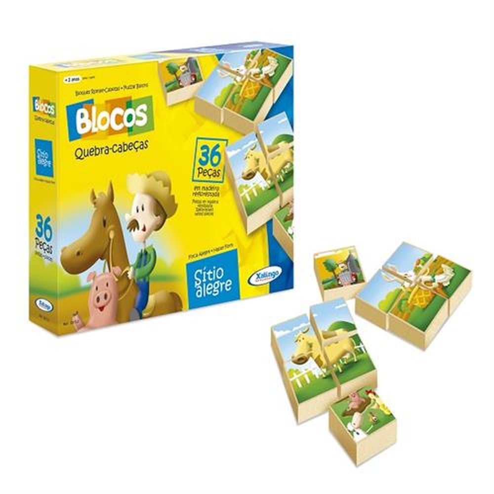 Blocos Quebra-Cabeca Sitio Alegre Xalingo