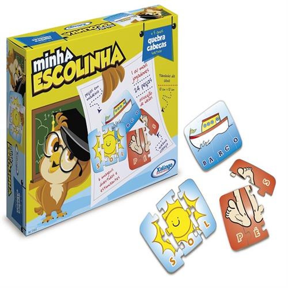 Quebra-Cabeca Soletrar Minha Escolinha Xalingo
