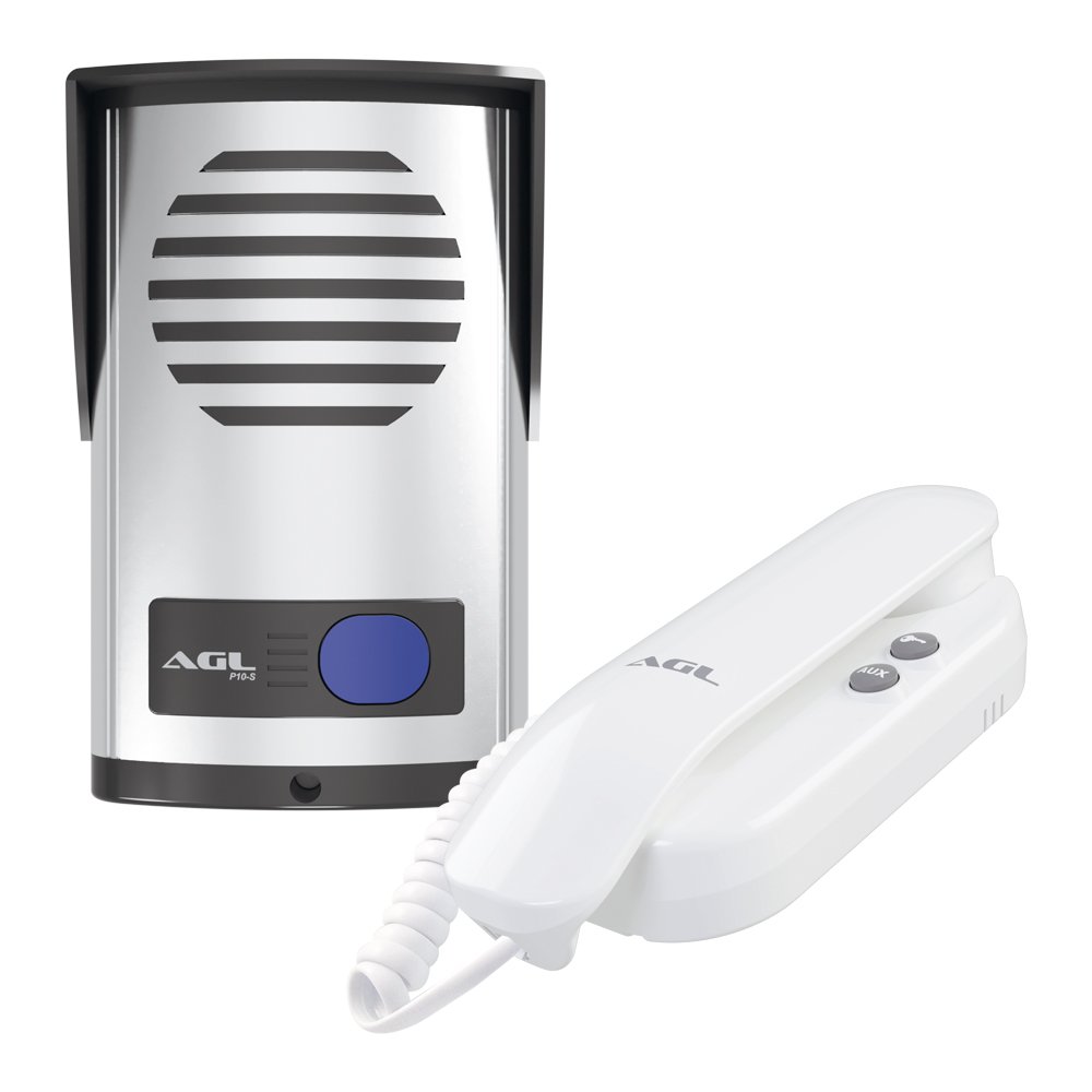 Porteiro Eletrônico P10 S Alumínio Peq