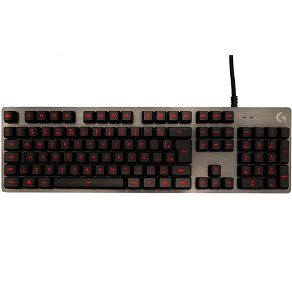 Teclado Mecânico Gamer Logitech G413 Carbon - Led Vermelho, Switch Romer-G Tactile, Abnt2