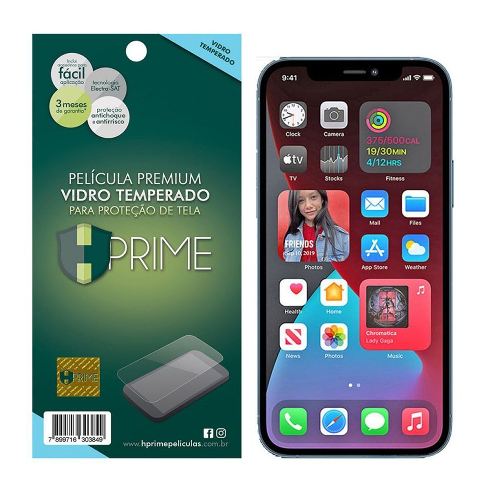 Película De Vidro Temperado Premium Hprime Para Apple Iphone 12 Pro Max 6,7"