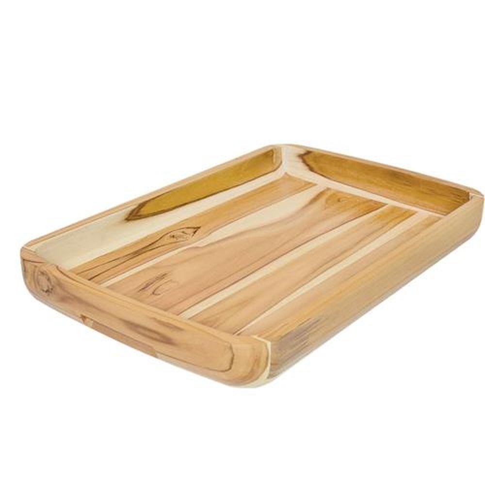 Gamela Retangular 47x31x5cm Grande Madeira Teca Stolf