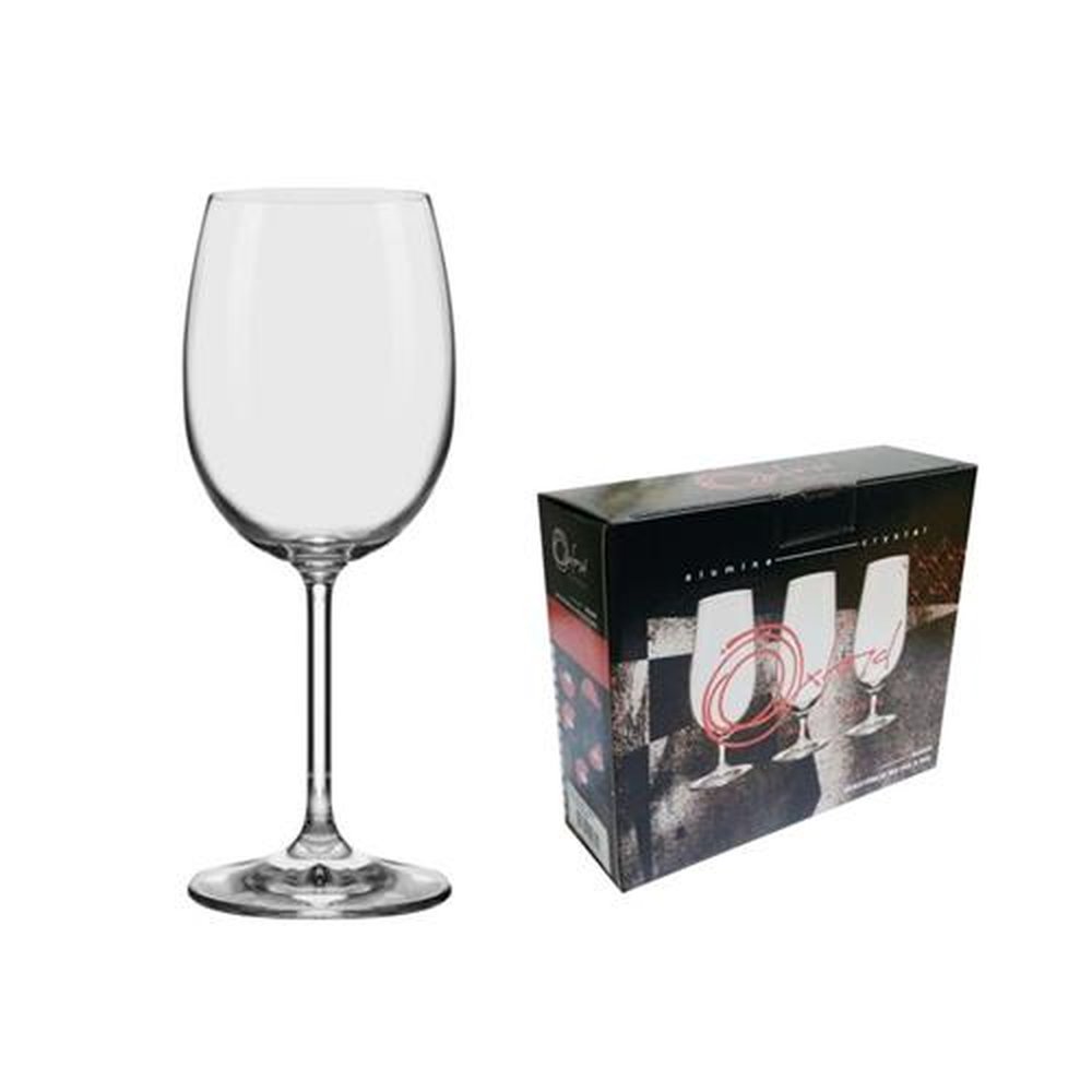 Taça Vinho 350mL Chardonnay com 6 peças Alumina Crystal Oxford