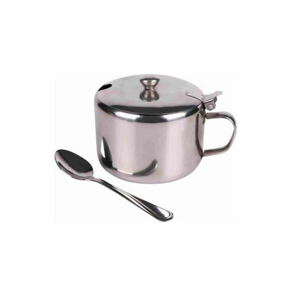 Açucareiro Com Colher Inox Fratelli