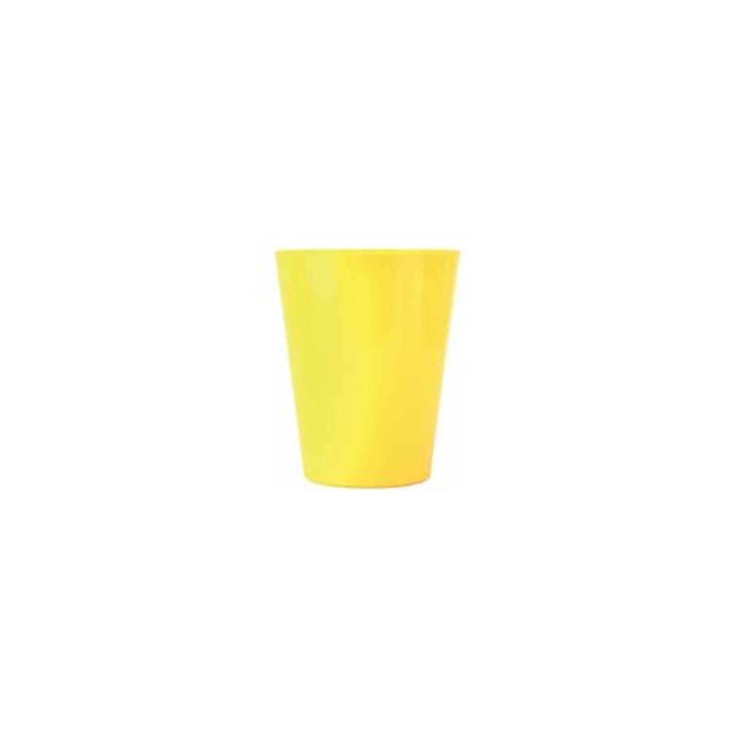 Copo Plástico 350Ml Amarelo Bandeirante