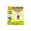 Filtro para Aspirador de Pó Electrolux A10 Acqua Power com 3 peças 10L Filtrons