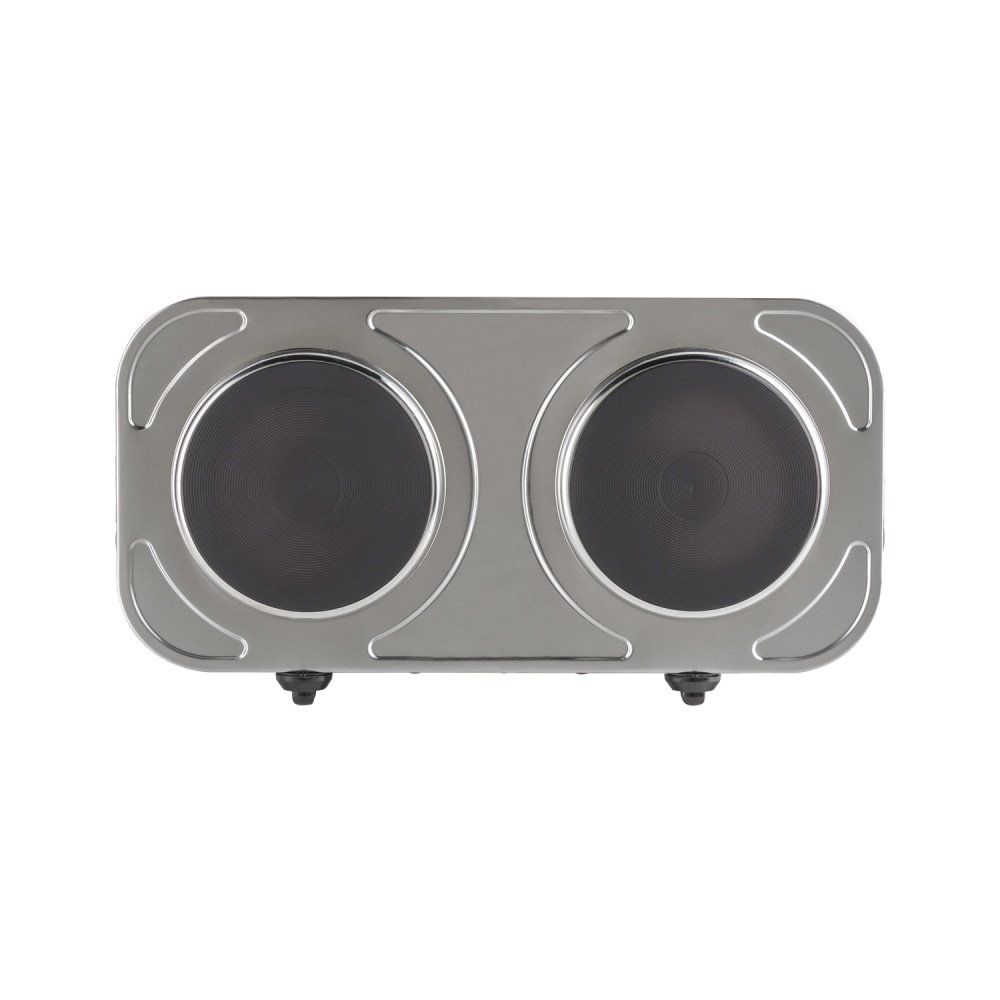 Fogão Elétrico de Mesa 2 Bocas Agratto FM - em Aço Inoxidável com Controle de Temperatura, 220V