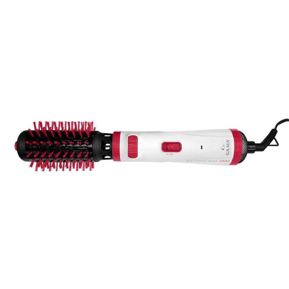 Escova Rotativa Gama New Turbo Plus 2300, 1100W, Branco/Rosa, 220V