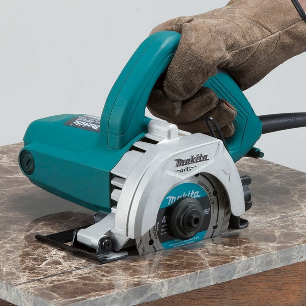 Serra Mármore Makita M0400B, 1200W, Preto/Azul, 110V