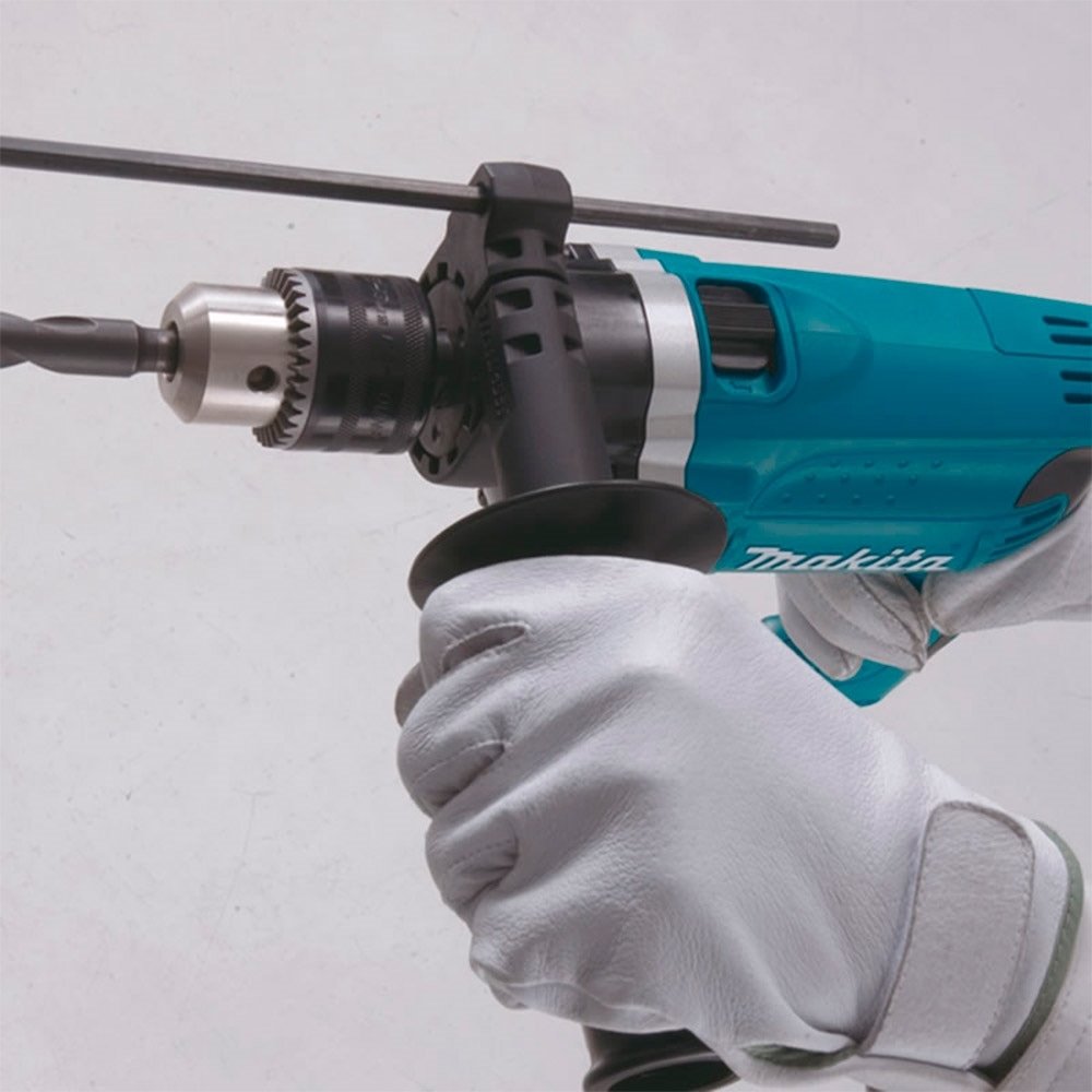Furadeira de Impacto Makita HP1630, 1/2P, 710W, Preto/Azul, 110V