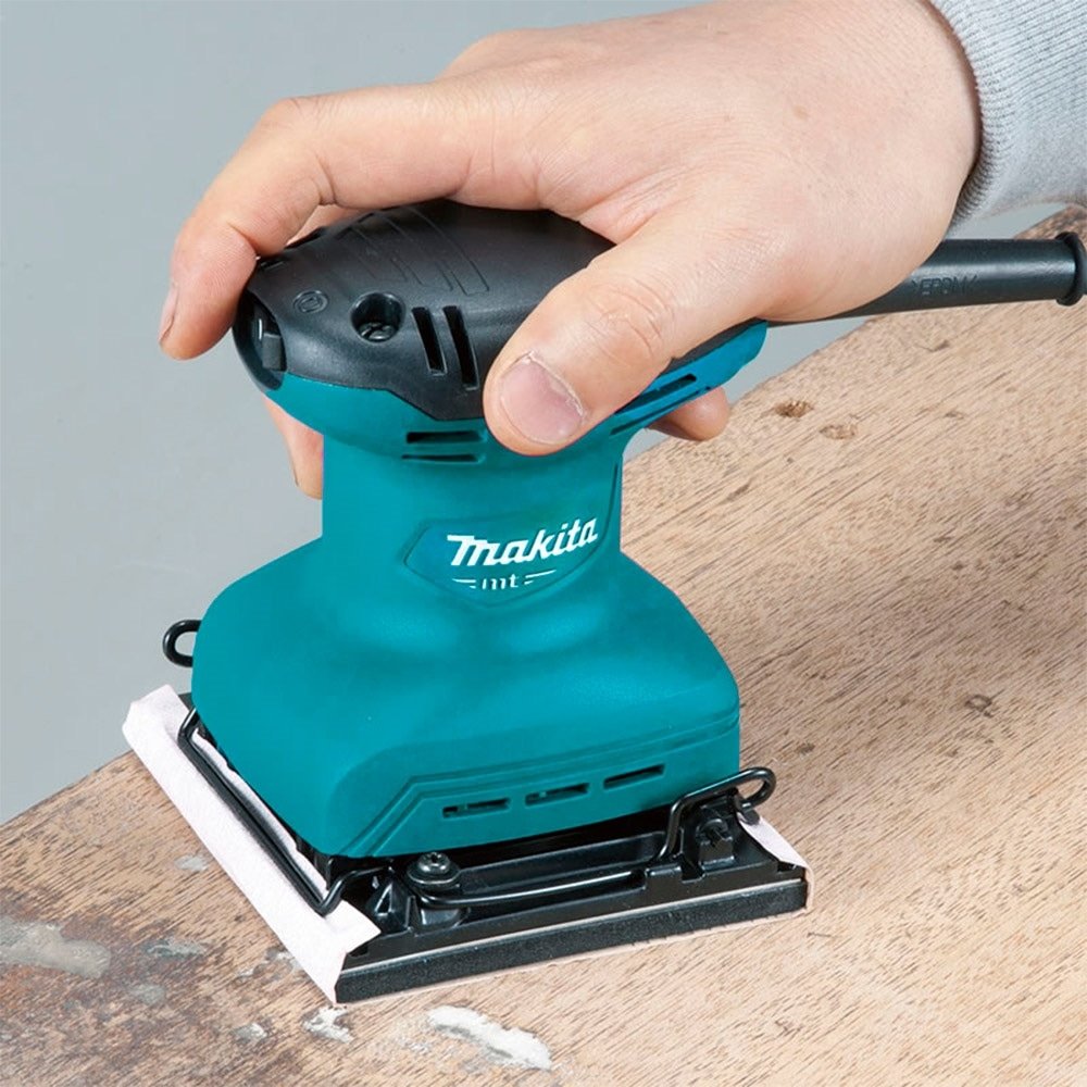 Lixadeira Orbital Makita M9200B, Preto/Azul, 220V