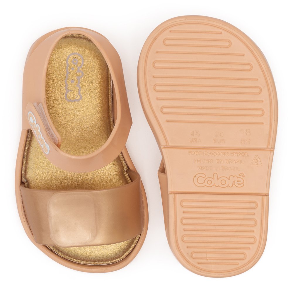 Kit Sandália Infantil Pimpolho Salmão 6 Pares - Numeração 16 A 21