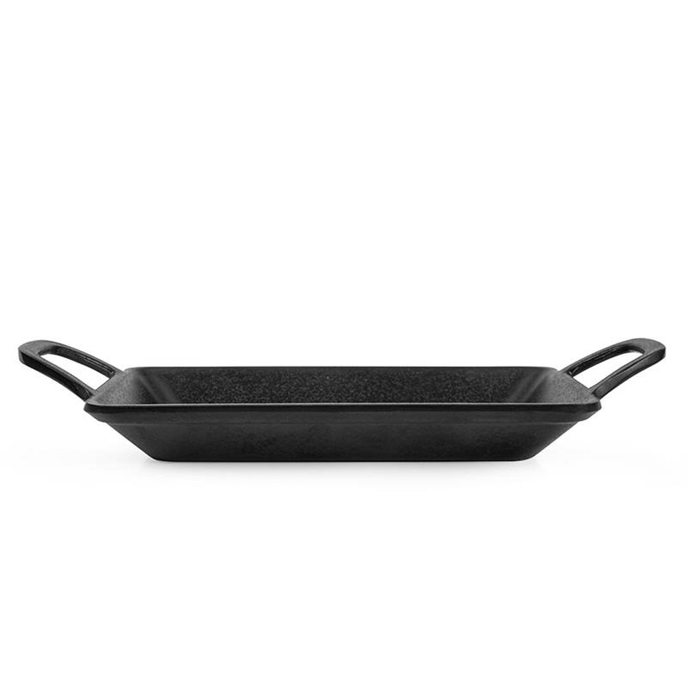 Mini Travessa Grill Retangular Com Alça 22,5X10 Cm Melamina Profissional - Gourmet Mix