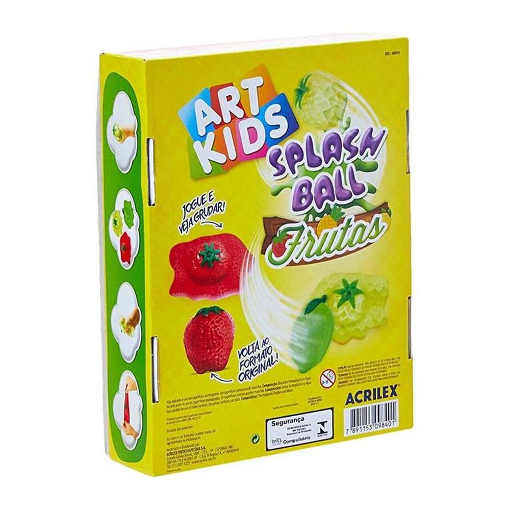Splash Ball Frutas Caixa Com 12 Unidades