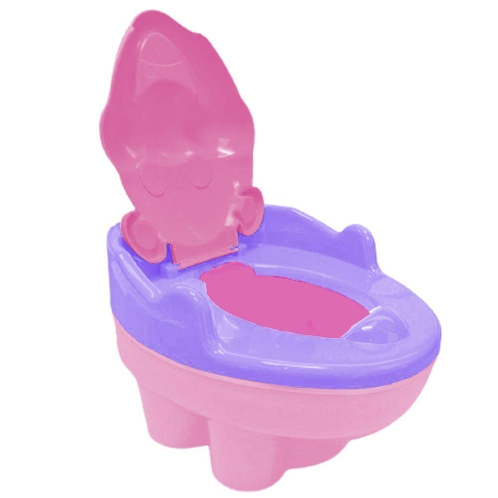 Troninho Urso Musical Rosa Filler