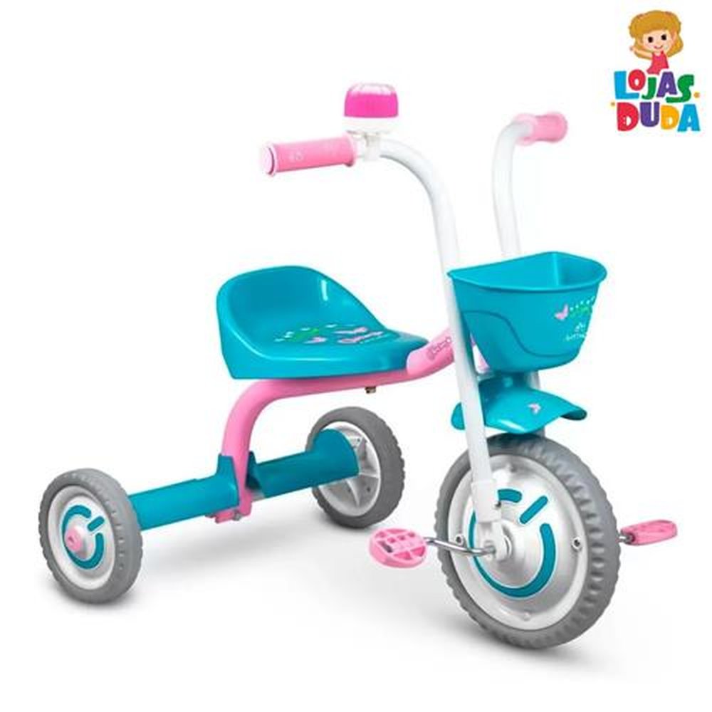 Triciclo Infantil Charm Menina Nathor