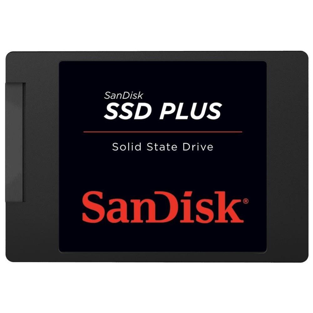 Ssd 240gb Sata3 Sandisk Plus, Leitura E Escrita De 530 Mb/S E 440 Mb/S, Sdssda-240g-G26