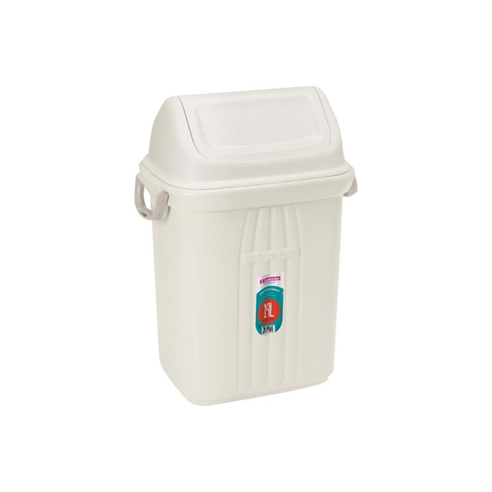 Lixeira 19,0L Plastico Basculante Sanremo