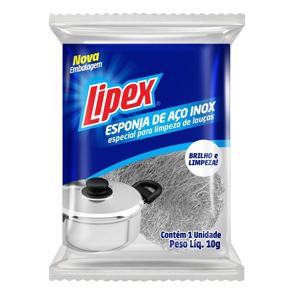 Esponja de Aço para Limpeza - LIPEX