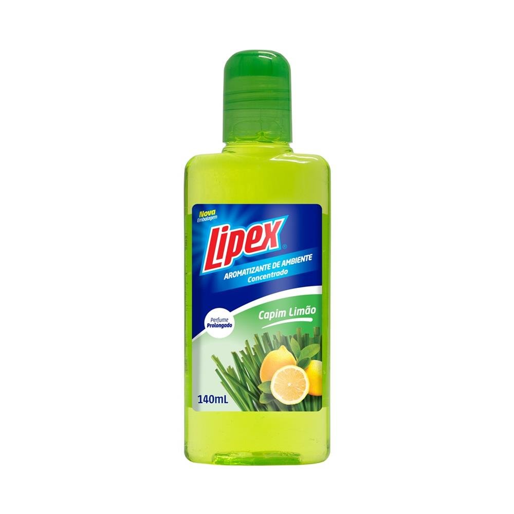 Aromatizador / Aromatizante de Ambiente LIPEX - Capim Limão - 140ml