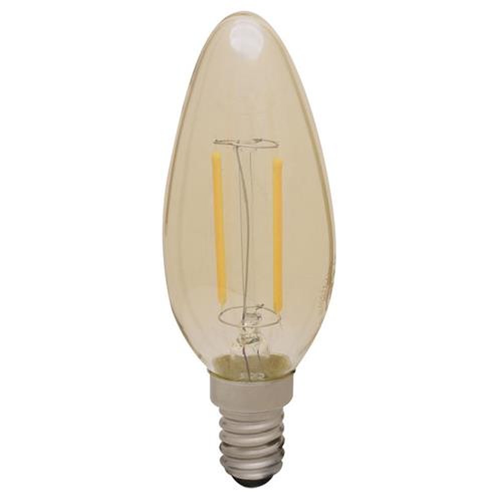 Lampada Vela Led Filamento 2W Bivolt 2.400K E14 Empalux