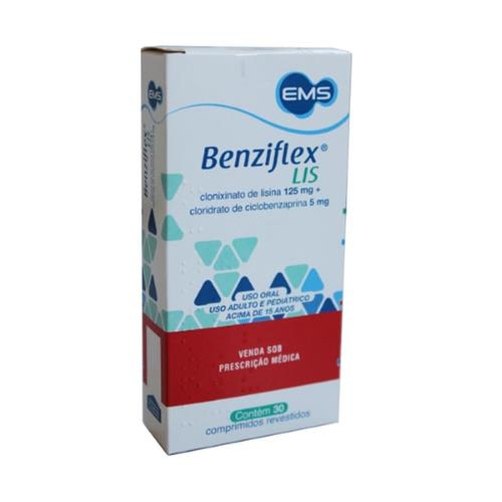 Benziflex Lis 125+5Mg 30Cp | Martins Atacado