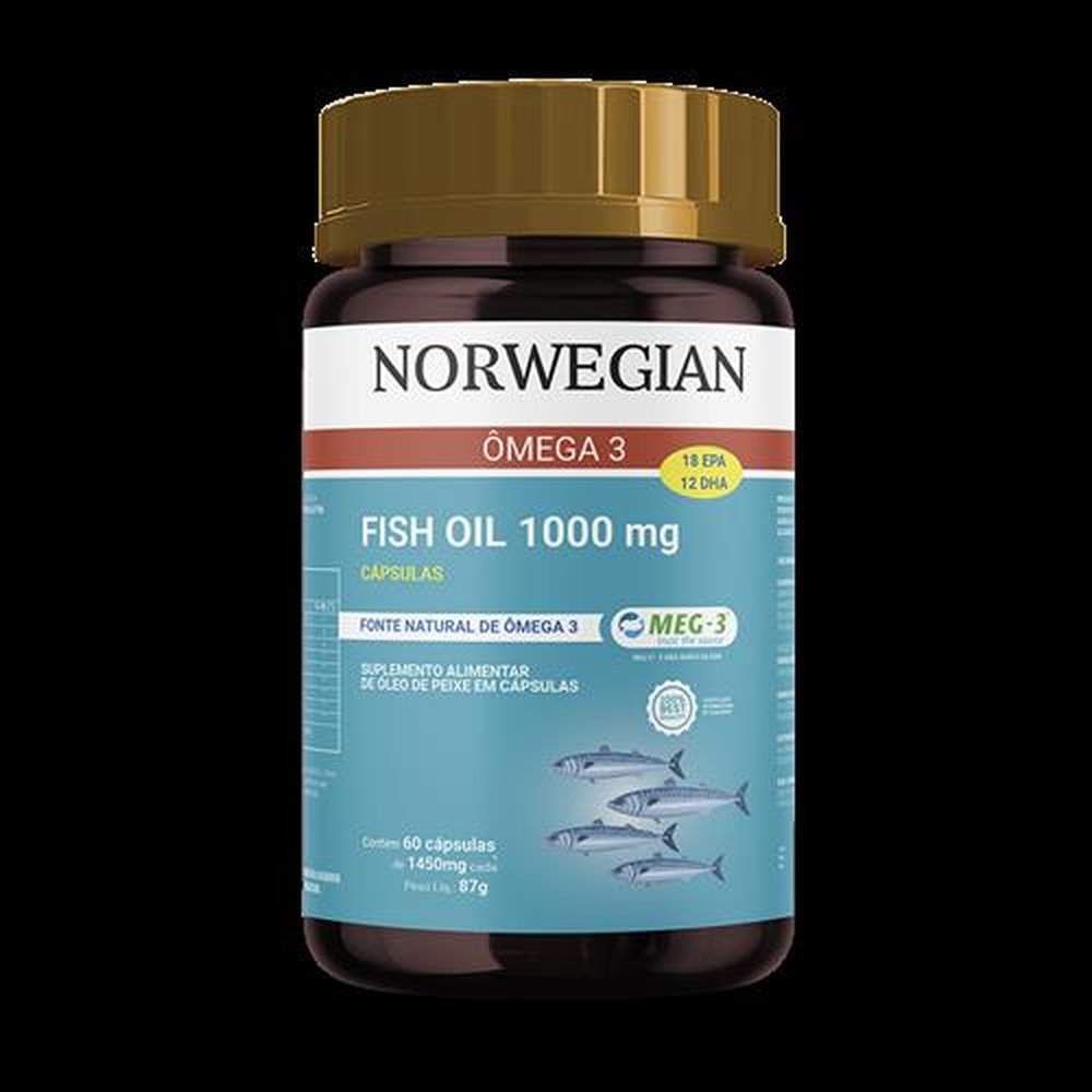 Omega 3 1000Mg Norwegian 60 Capsulas So