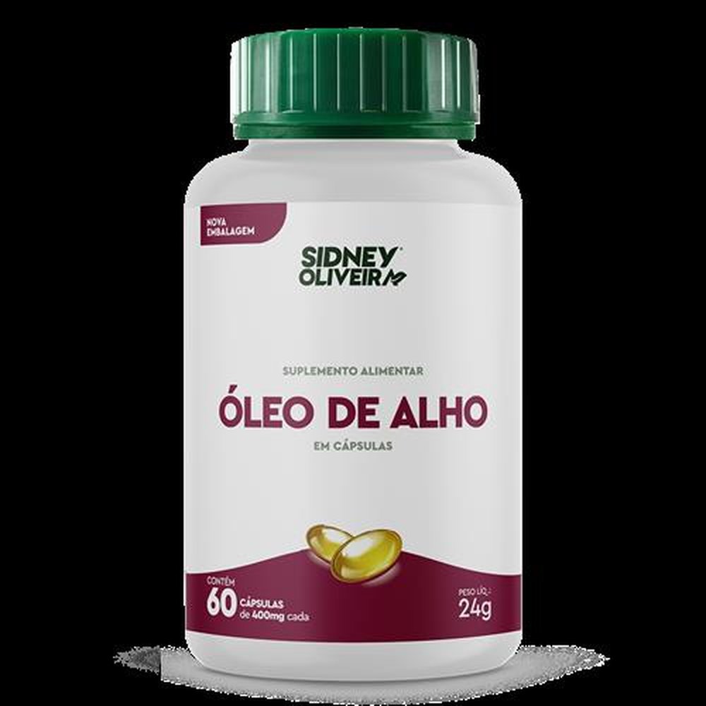Oleo De Alho 60 Capsulas Sidney Oliveira