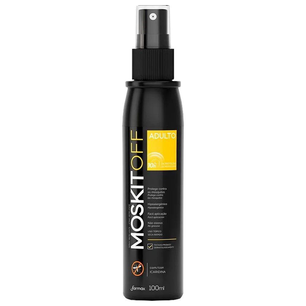 Repelente de Insetos Farmax Icaridina Moskitoff Spray 100ml