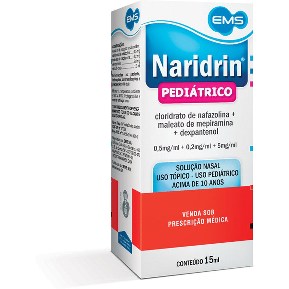 Naridrin Solução Frasco Infantil 15Ml - EMS