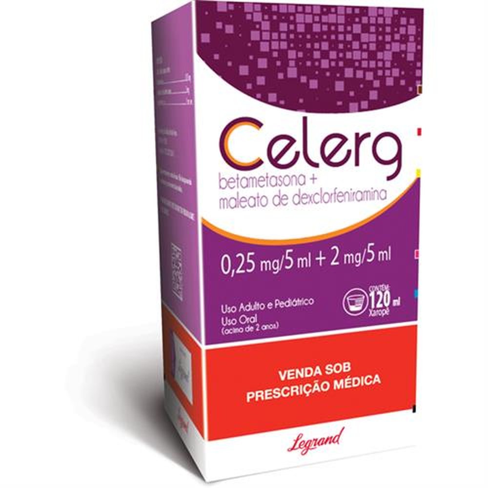 Celerg 0,25-2Mg-5Ml Xarope 120Ml - LEGRAND