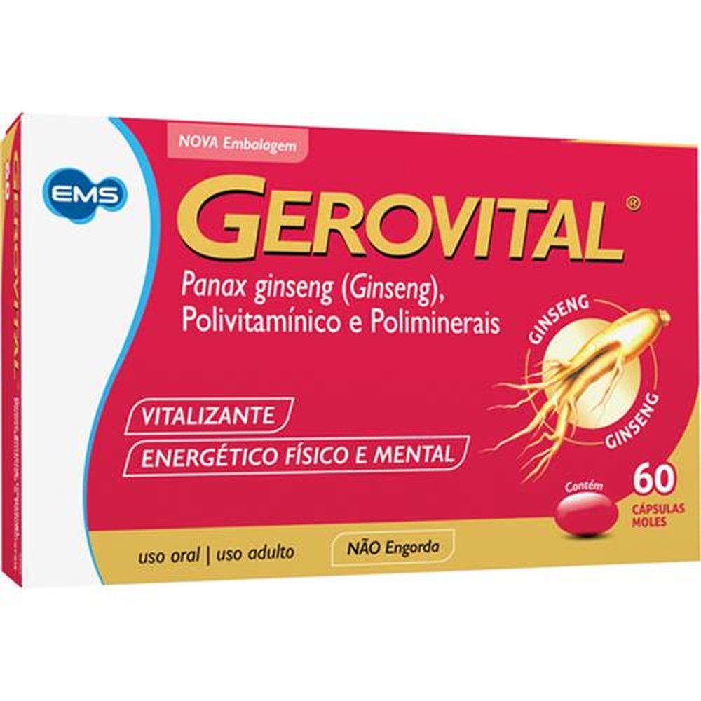 Gerovital Com 60 Capsula - EMS