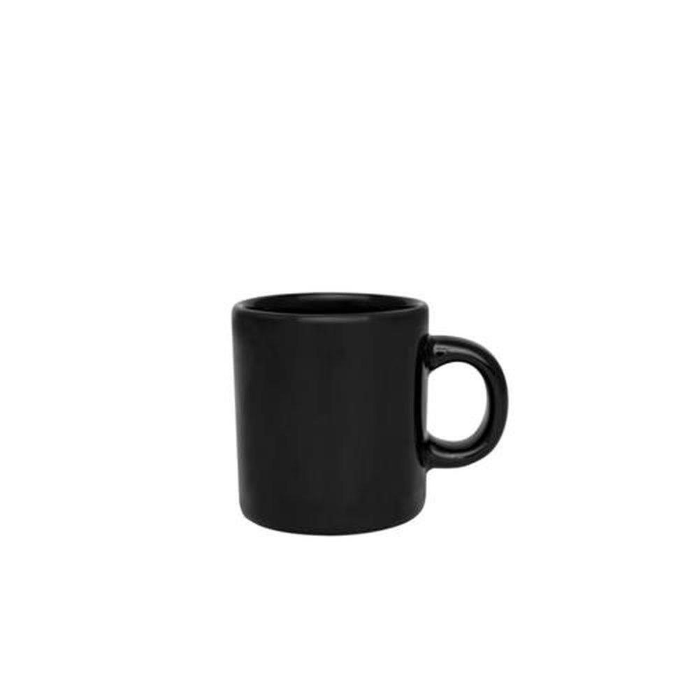 Caneca 100mL Preta AZ4 Cerâmica Biona
