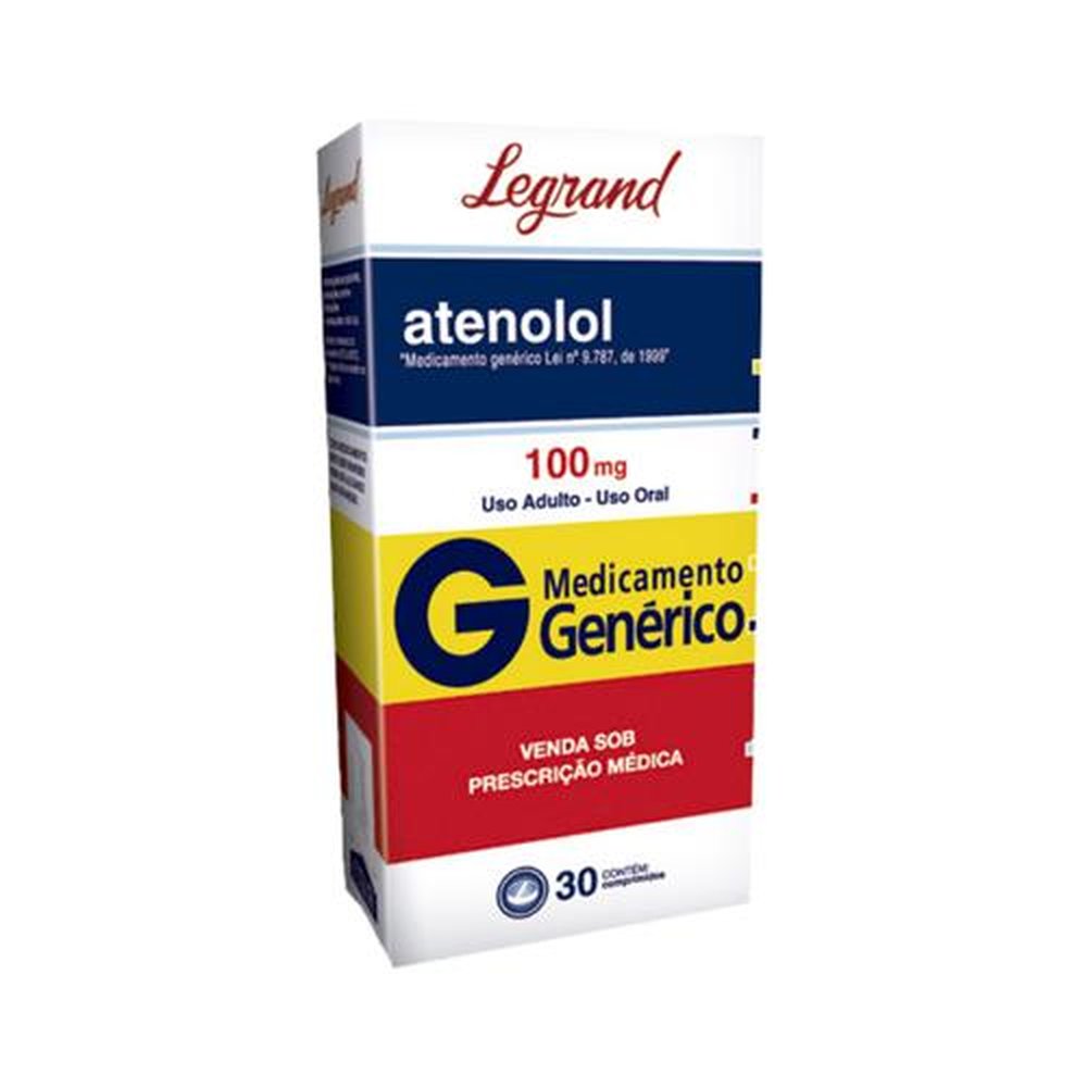Atenolol 100Mg Com 30 comprimidos