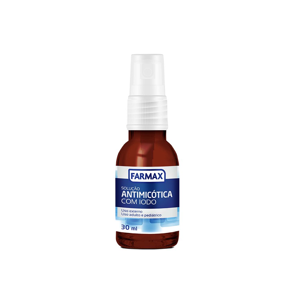 Solucao Antimicotica Com Iodo 30ml Farmax
