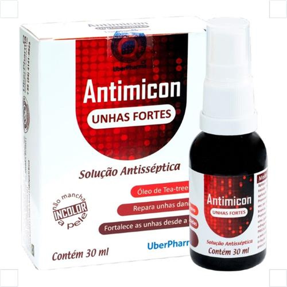 Antimicon Unhas Fortes Solução Antisséptica 30ml