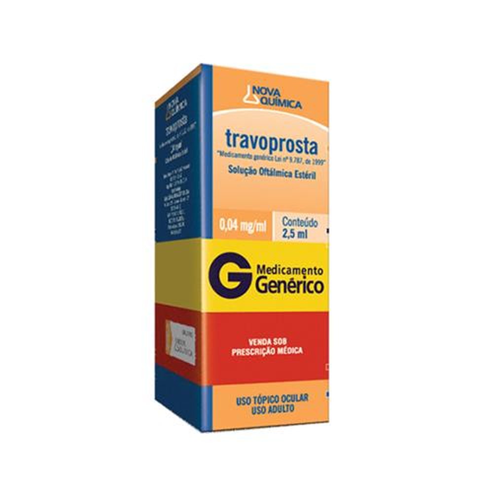 Travoprosta 0,04Mg/Ml Solução Oftálmica 2,5Ml Nova Quimica