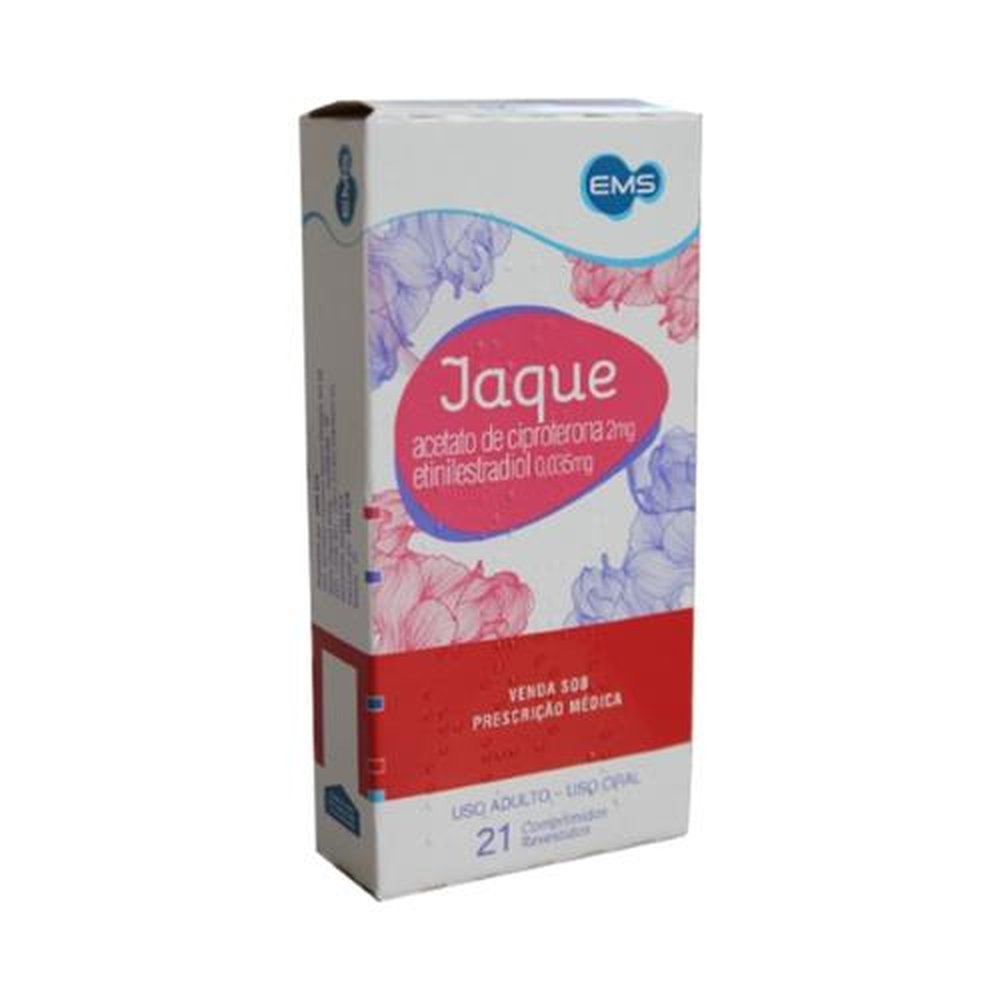 Jaque 2Mg+0,035Mg Com 21 comprimidos revestidos