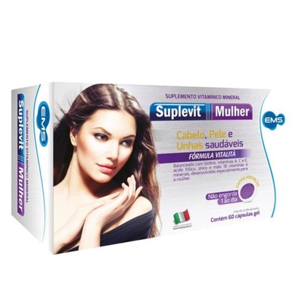 Suplevit Mulher Vitamina Com 60 Capsulas Gel
