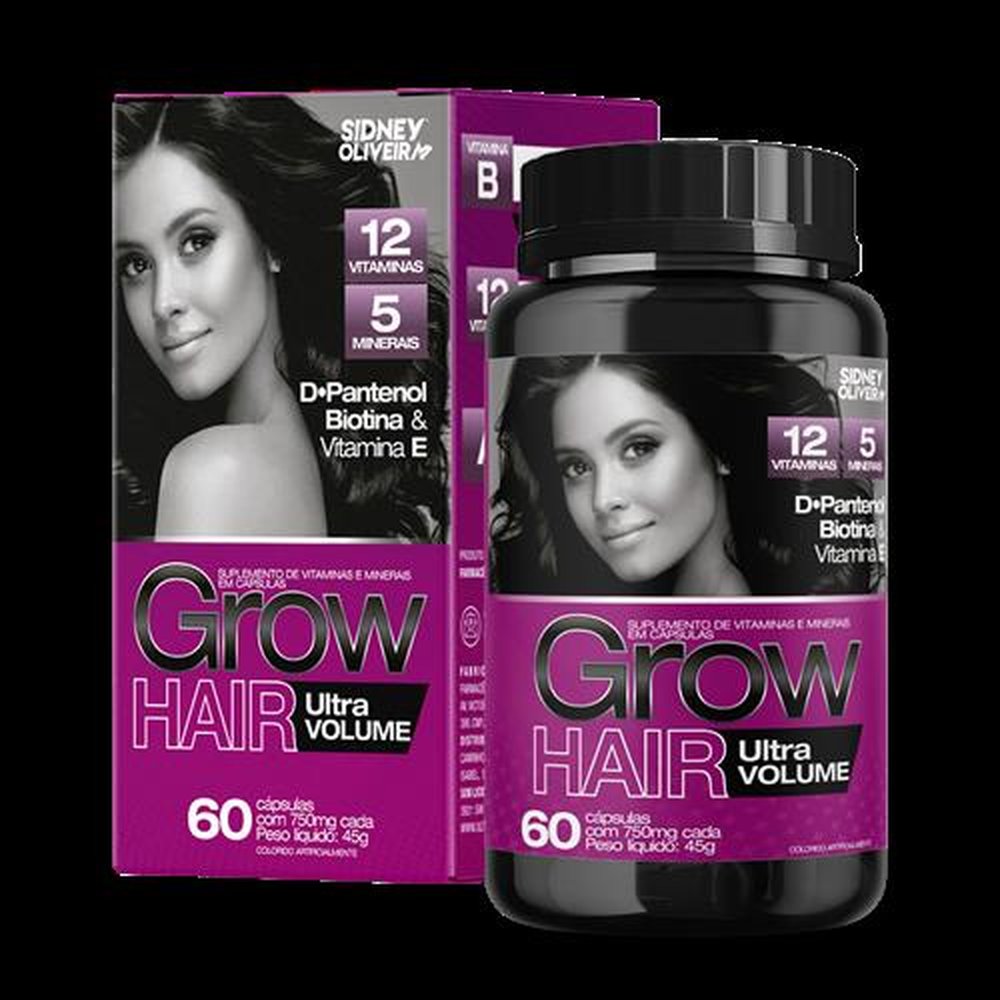 Grow Hair Ultra Volume 60 Capsulas So